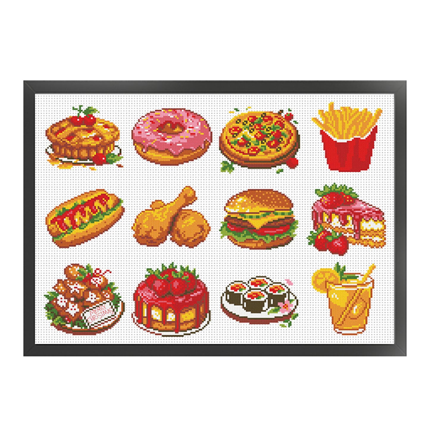 Food Themed Kit - Partial 11CT Stamped Cross Stitch 36x52CM - Mona Lisa