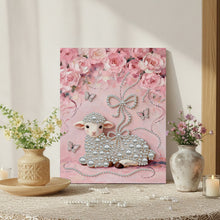 Load image into Gallery viewer, DIY Pearl Painting Kit 30x40CM Sheep Framed Handmade Pearl Material Art Set Room Wall Decoration
