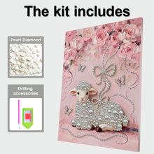 Load image into Gallery viewer, DIY Pearl Painting Kit 30x40CM Sheep Framed Handmade Pearl Material Art Set Room Wall Decoration
