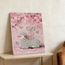 Load image into Gallery viewer, DIY Pearl Painting Kit 30x40CM Sheep Framed Handmade Pearl Material Art Set Room Wall Decoration
