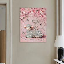 Load image into Gallery viewer, DIY Pearl Painting Kit 30x40CM Sheep Framed Handmade Pearl Material Art Set Room Wall Decoration
