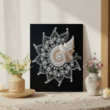 Load image into Gallery viewer, DIY Pearl Painting Kit 30x40CM Seashell Framed Handmade Pearl Material Art Set Room Wall Decoration
