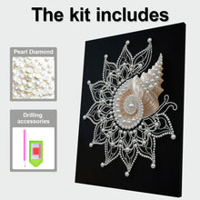 Load image into Gallery viewer, DIY Pearl Painting Kit 30x40CM Seashell Framed Handmade Pearl Material Art Set Room Wall Decoration
