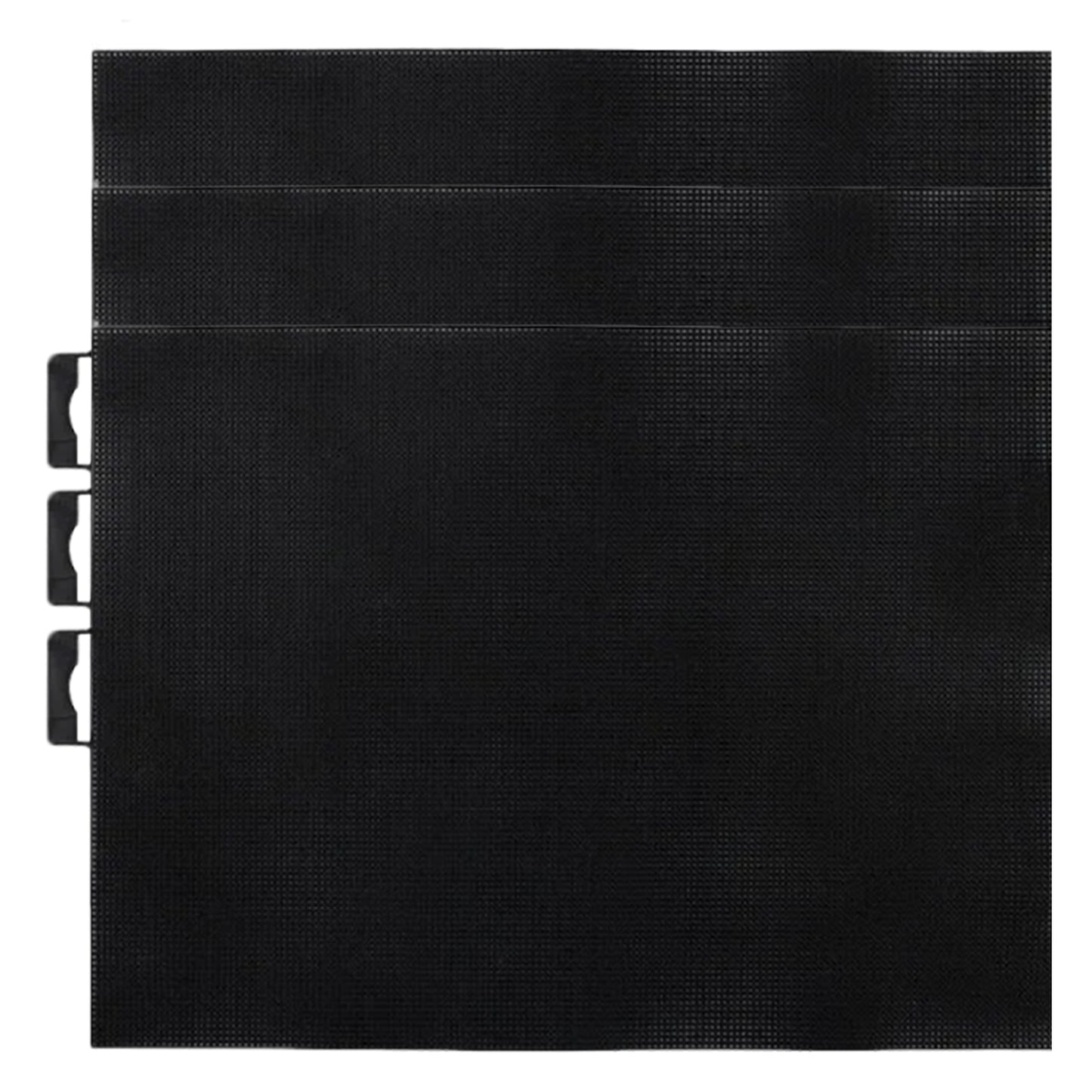 3PCS DIY 14CT Plastic Mesh Canvas Sheets 28x21CM for Crafts Crochet Knit (Black)