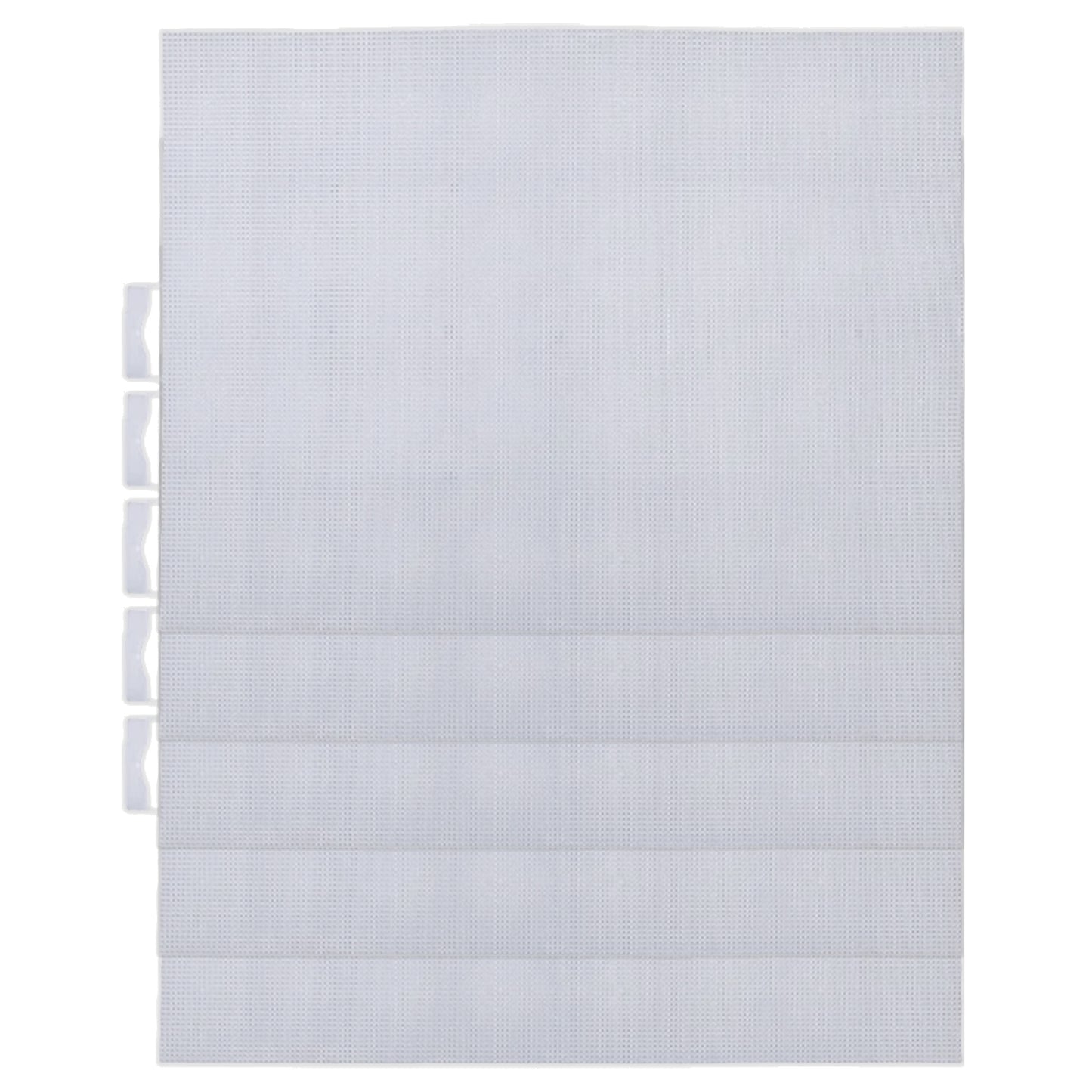5PCS DIY 14CT Plastic Mesh Canvas Sheets 28x21CM for Crafts Crochet Knit (White)