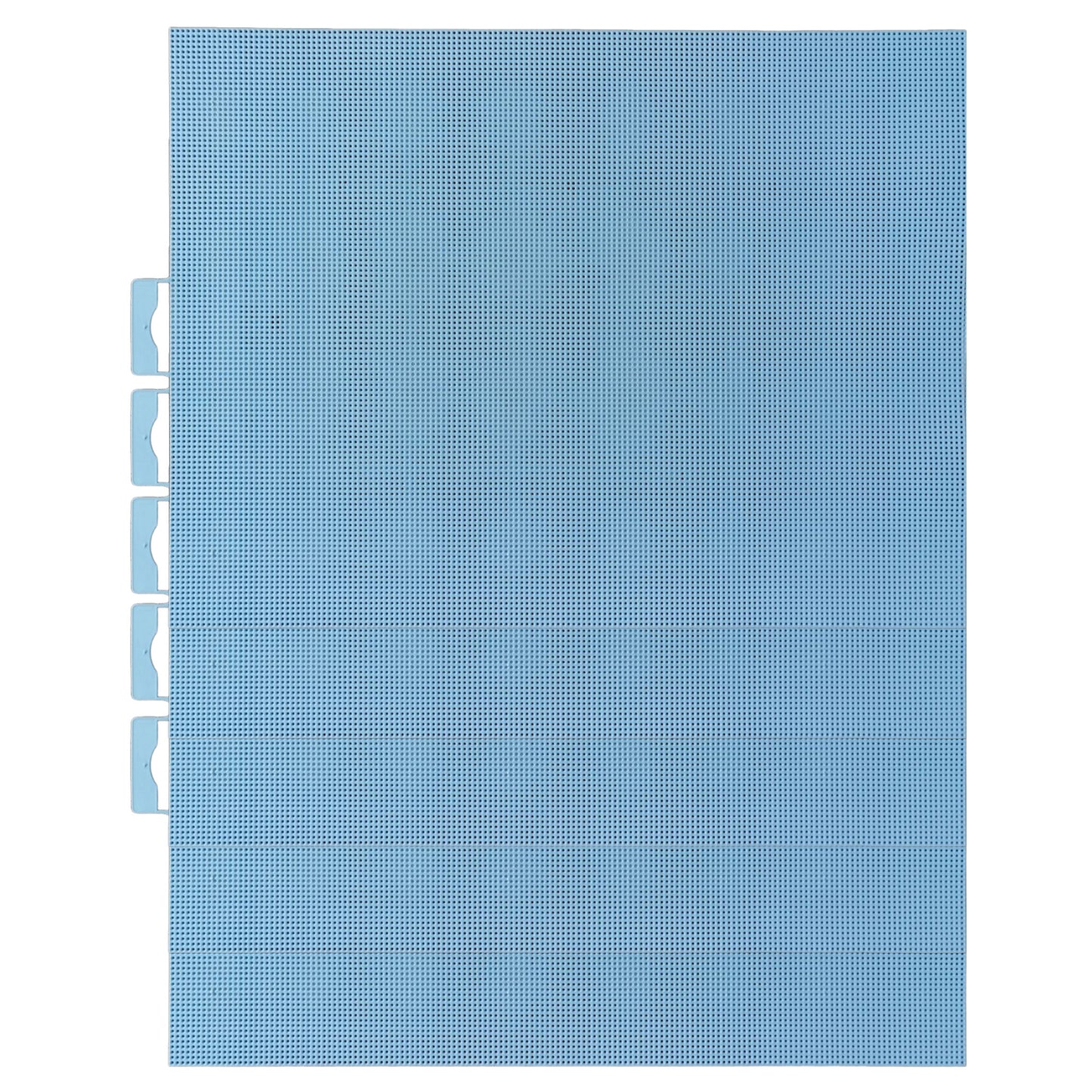 5PCS DIY 14CT Plastic Mesh Canvas Sheets 28x21CM for Crafts Crochet Knit (Blue)