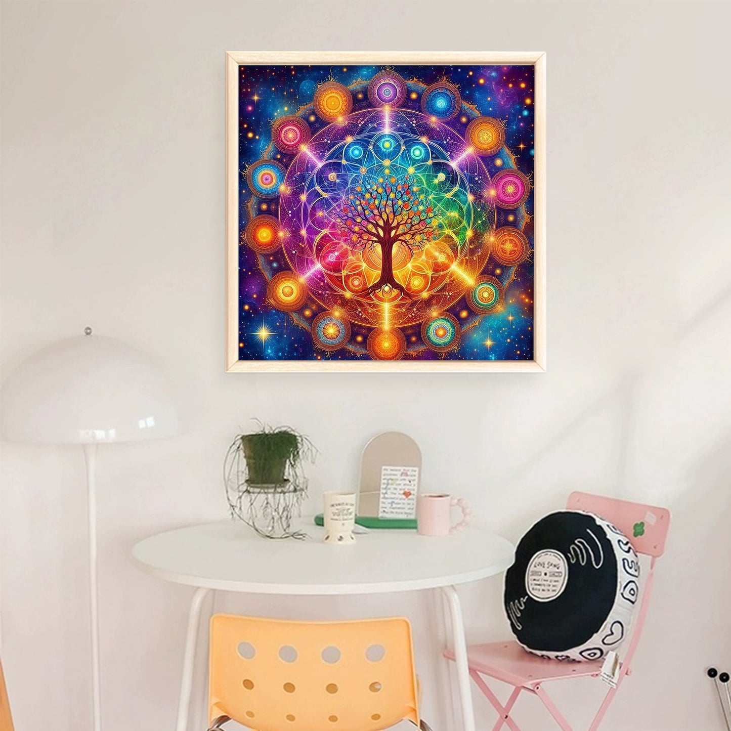 Tree Of Life - Full 11CT Stamped Cross Stitch 45x45CM - Huacan
