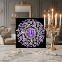 Load image into Gallery viewer, DIY Pearl Painting Kit 25x25CM Mandala Framed Handmade Pearl Material Art Set Room Wall Decoration
