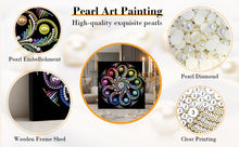 Load image into Gallery viewer, DIY Pearl Painting Kit 25x25CM Mandala Framed Handmade Pearl Material Art Set Room Wall Decoration
