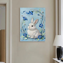 Load image into Gallery viewer, DIY Pearl Painting Kit 30x40CM Rabbit Framed Handmade Pearl Material Art Set Room Wall Decoration
