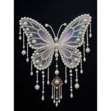 Load image into Gallery viewer, DIY Pearl Painting Kit 30x40CM Butterfly Framed Handmade Pearl Material Art Set Room Wall Decoration
