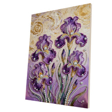 Load image into Gallery viewer, DIY Pearl Painting Kit 30x40CM Iris Framed Handmade Pearl Material Art Set Room Wall Decoration
