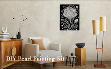 Load image into Gallery viewer, DIY Pearl Painting Kit 30x40CM Roses Framed Handmade Pearl Material Art Set Room Wall Decoration
