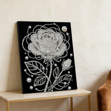 Load image into Gallery viewer, DIY Pearl Painting Kit 30x40CM Roses Framed Handmade Pearl Material Art Set Room Wall Decoration
