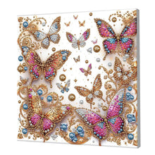 Load image into Gallery viewer, DIY Pearl Painting Kit 30x30CM Butterfly Framed Handmade Pearl Material Art Set Room Wall Decoration
