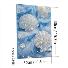 Load image into Gallery viewer, DIY Pearl Painting Kit 30x40CM Pearl Shells Framed Handmade Pearl Material Art Set Room Wall Decoration
