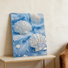 Load image into Gallery viewer, DIY Pearl Painting Kit 30x40CM Pearl Shells Framed Handmade Pearl Material Art Set Room Wall Decoration
