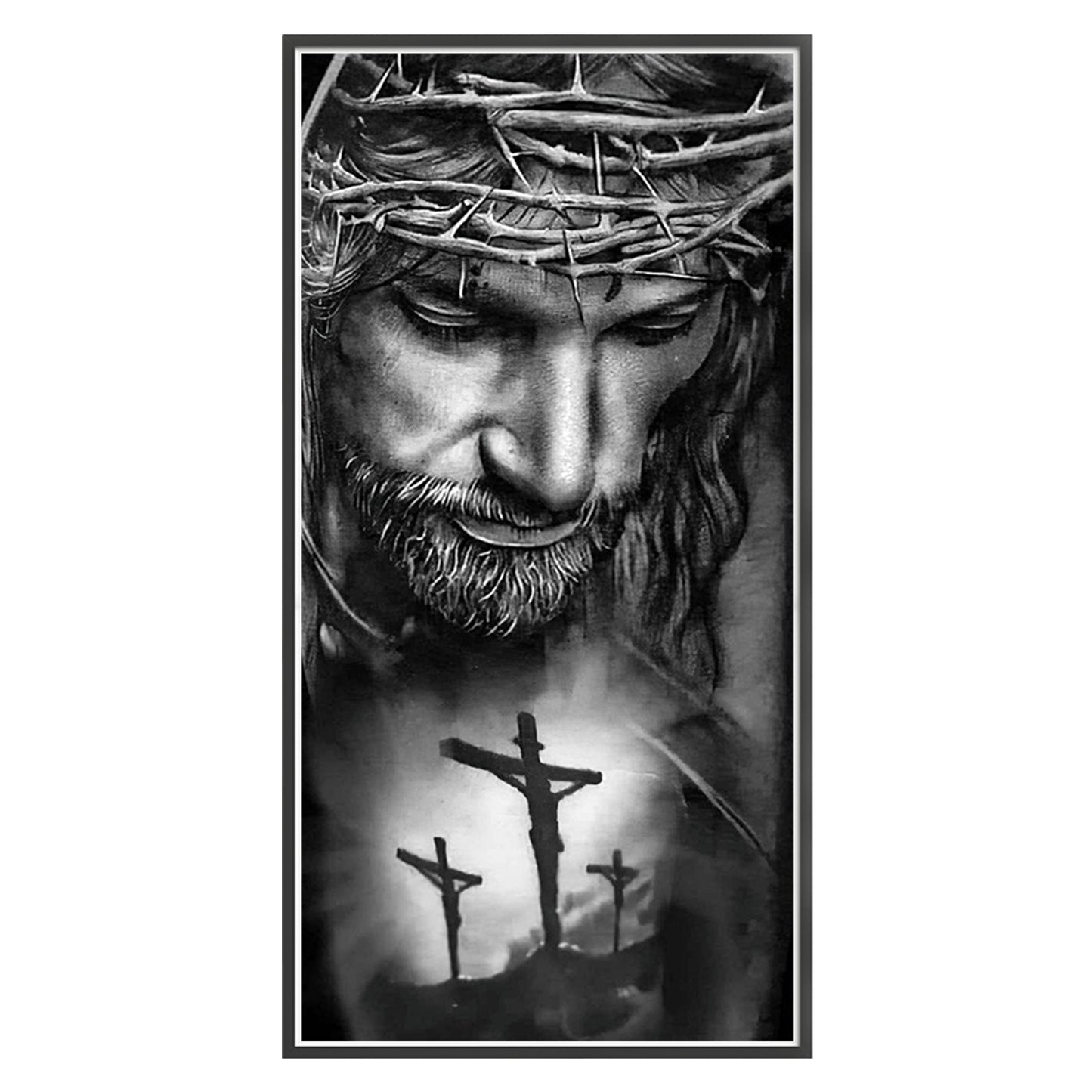 Priest - Full 11CT Counted Cross Stitch 40x80CM - Huacan
