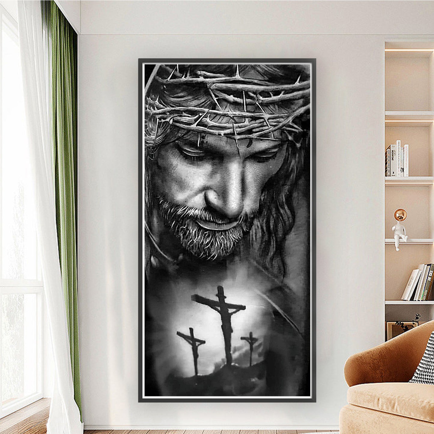 Priest - Full 11CT Counted Cross Stitch 40x80CM - Huacan