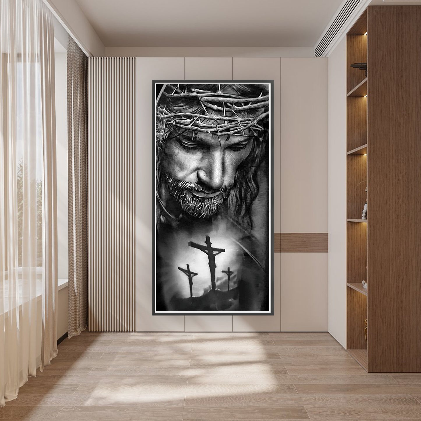 Priest - Full 11CT Counted Cross Stitch 40x80CM - Huacan