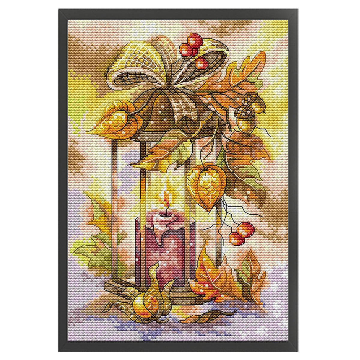 Winterlaterne - Vollständiger 14CT Zählkreuzstich 21*30CM - Joy Sunday