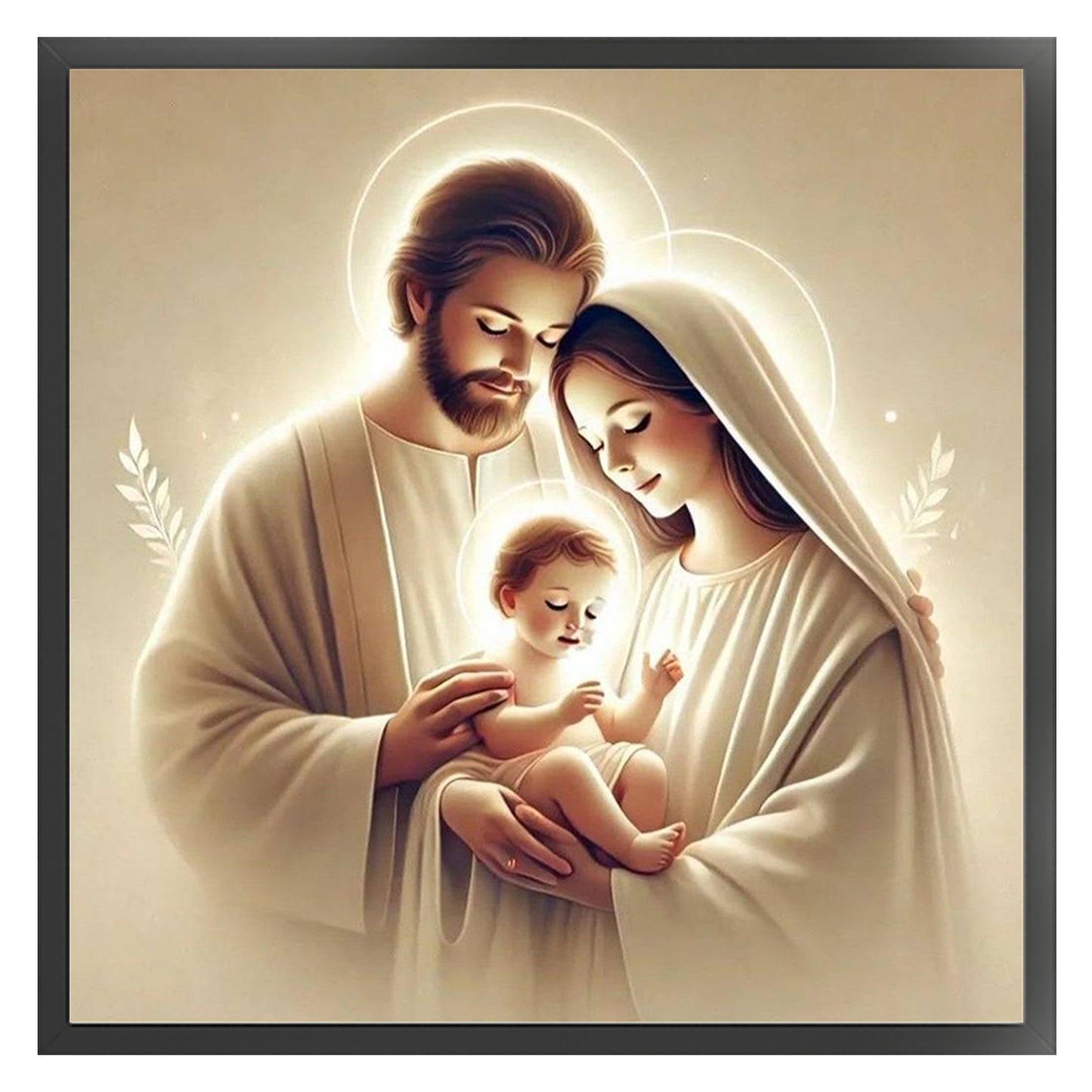 Jesus - Full 11CT Stamped Cross Stitch 45x45CM - Huacan