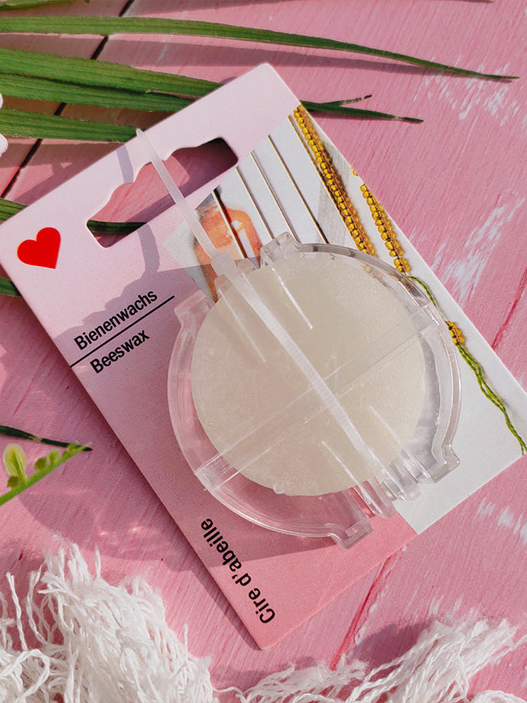 1PCS Thread Wax with Plastic Box Beeswax Floss Conditioner for Hand Sewing Embroidery