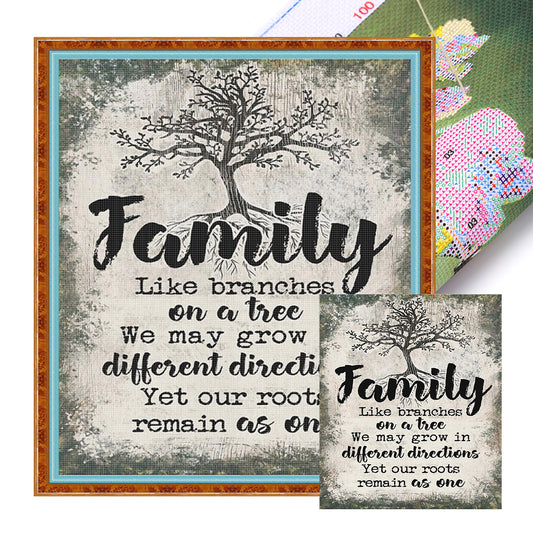 Home - Full 11CT Stamped Cross Stitch 46x52CM - Huacan