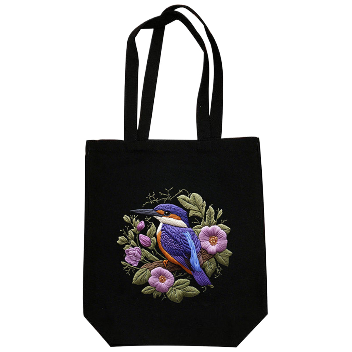 Flowers And Birds - DIY Embroidery Cross Stitch Kit with Pattern Cotton Threads Needles Hoop 32×37CM/12.60×14.57in