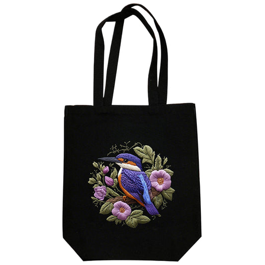 Flowers And Birds - DIY Embroidery Cross Stitch Kit with Pattern Cotton Threads Needles Hoop 32×37CM/12.60×14.57in