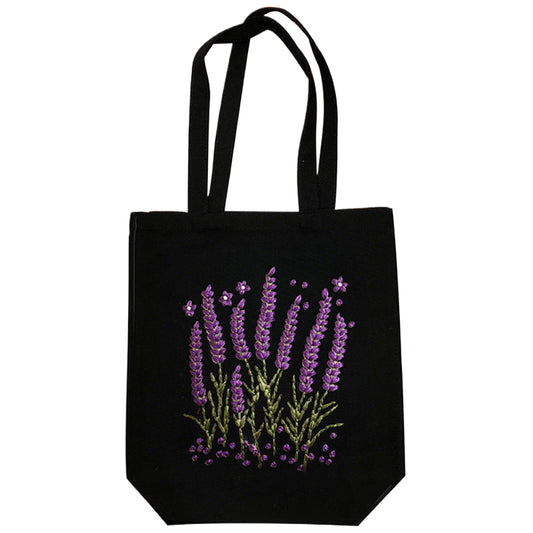 Lavender - DIY Embroidery Cross Stitch Kit with Pattern Cotton Threads Needles Hoop 32×37CM/12.60×14.57in