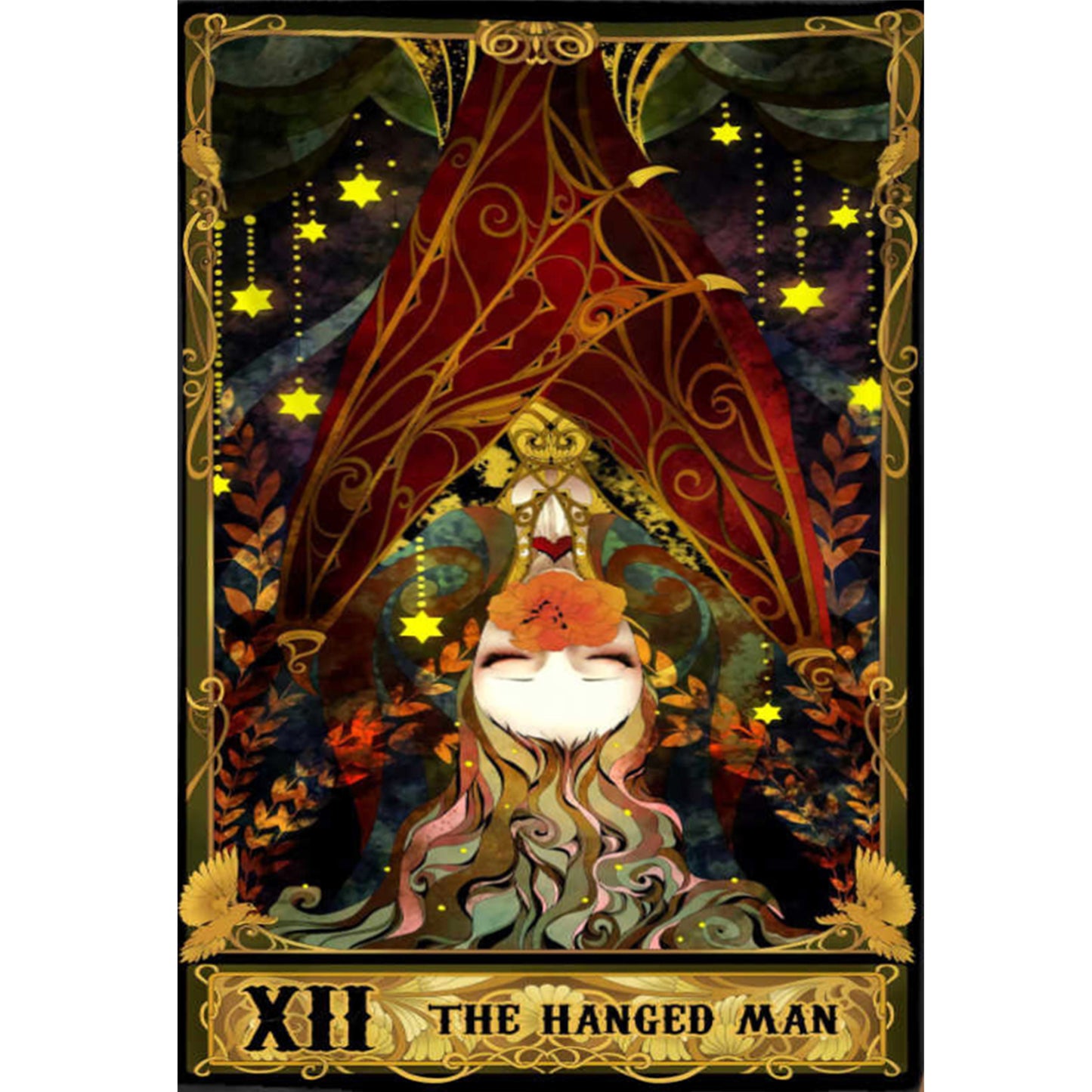 Tarot Series - The Hanged Man - Full 11CT Stamped Cross Stitch 50x70CM - Huacan