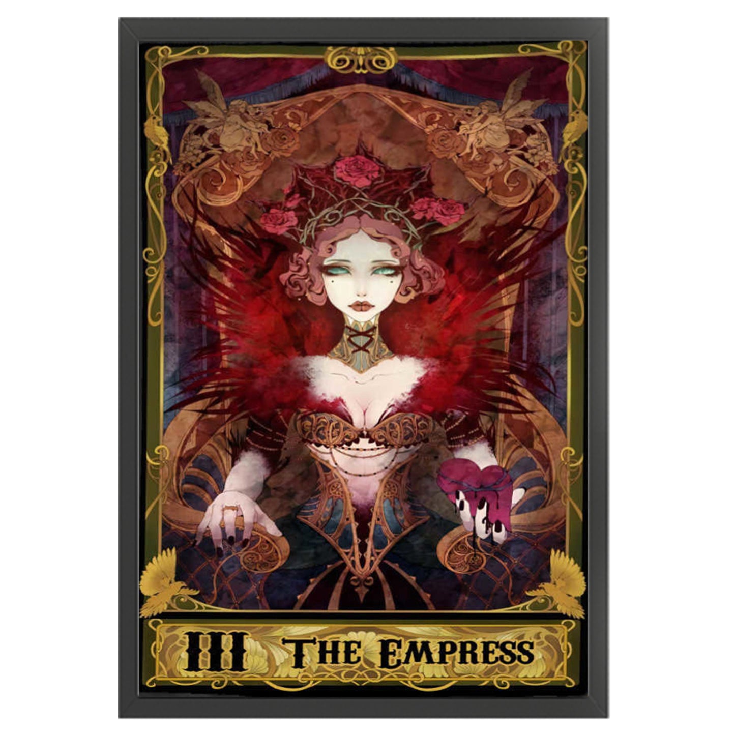 Tarot Series - The Empress - Full 11CT Stamped Cross Stitch 50x70CM - Huacan