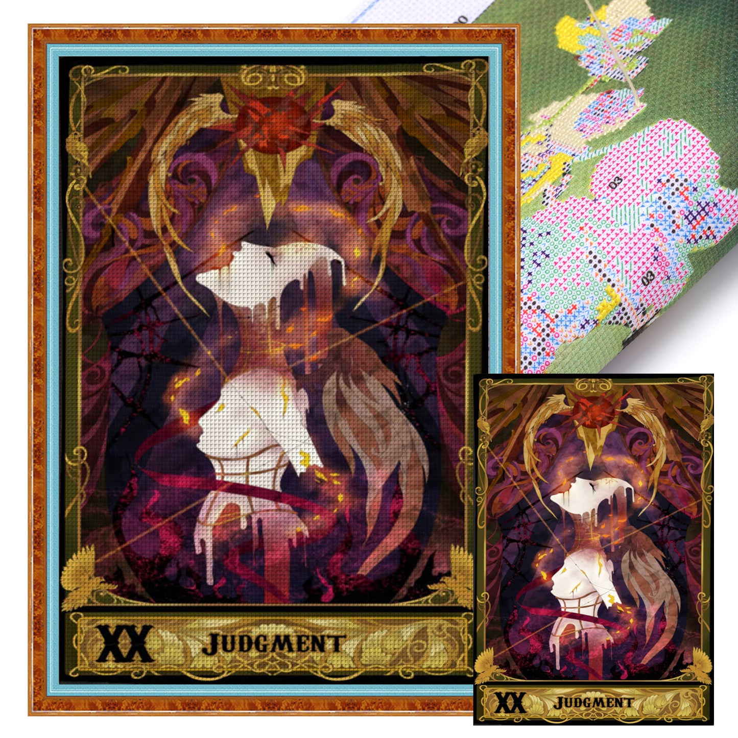 Tarot Series - Judgement - Full 11CT Stamped Cross Stitch 50x70CM - Huacan
