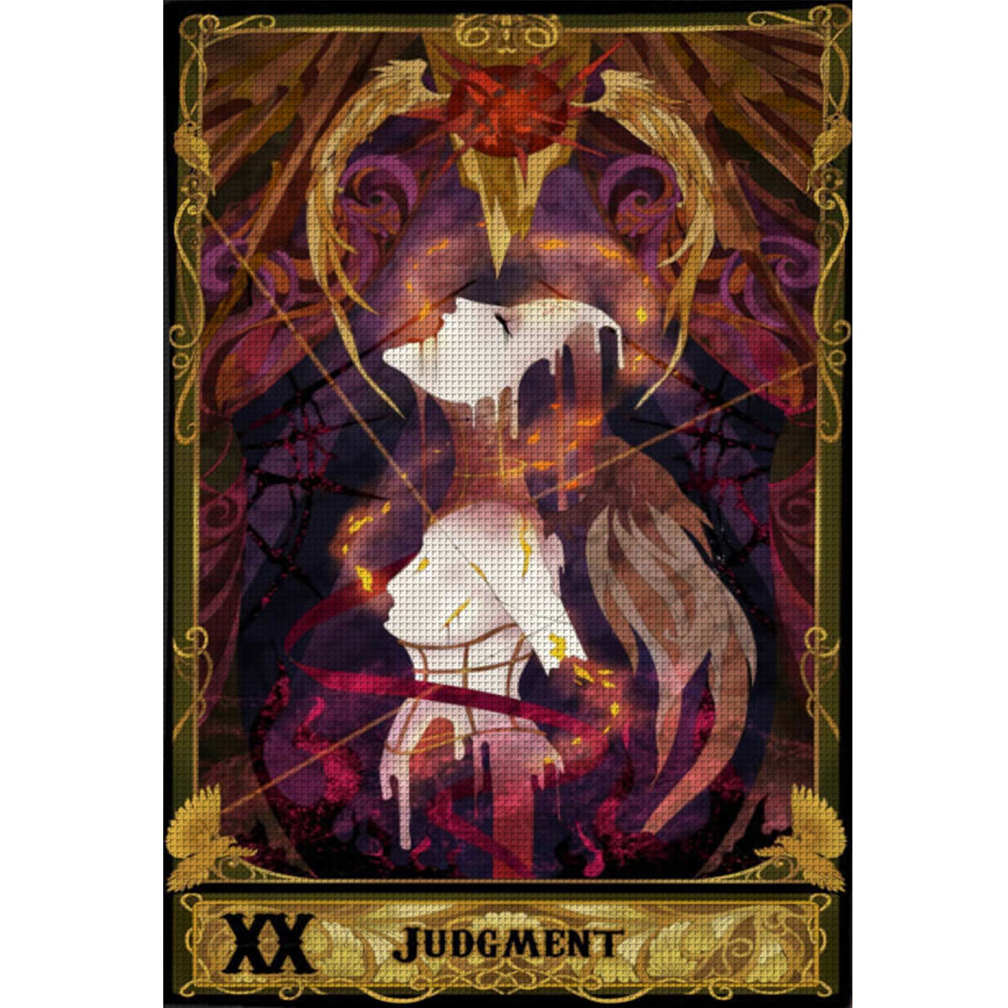 Tarot Series - Judgement - Full 11CT Stamped Cross Stitch 50x70CM - Huacan