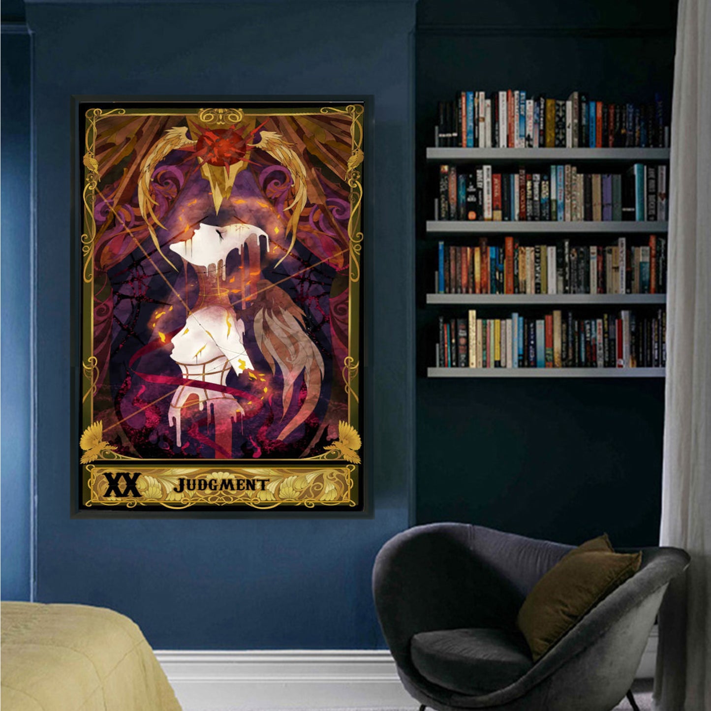 Tarot Series - Judgement - Full 11CT Stamped Cross Stitch 50x70CM - Huacan