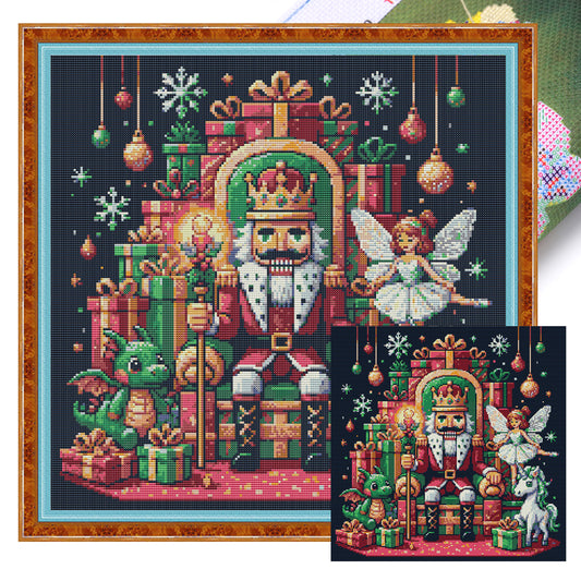 King Of Nuts - Partial 14CT Stamped Cross Stitch 44x44CM - Joy Sunday