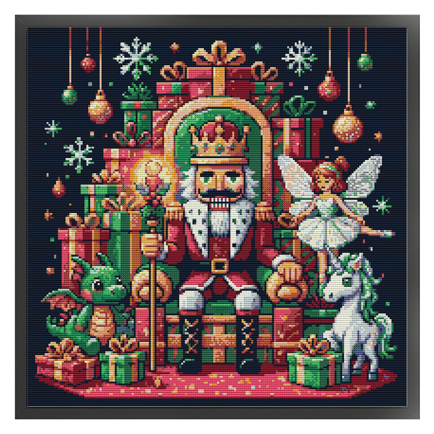 King Of Nuts - Partial 14CT Stamped Cross Stitch 44x44CM - Joy Sunday