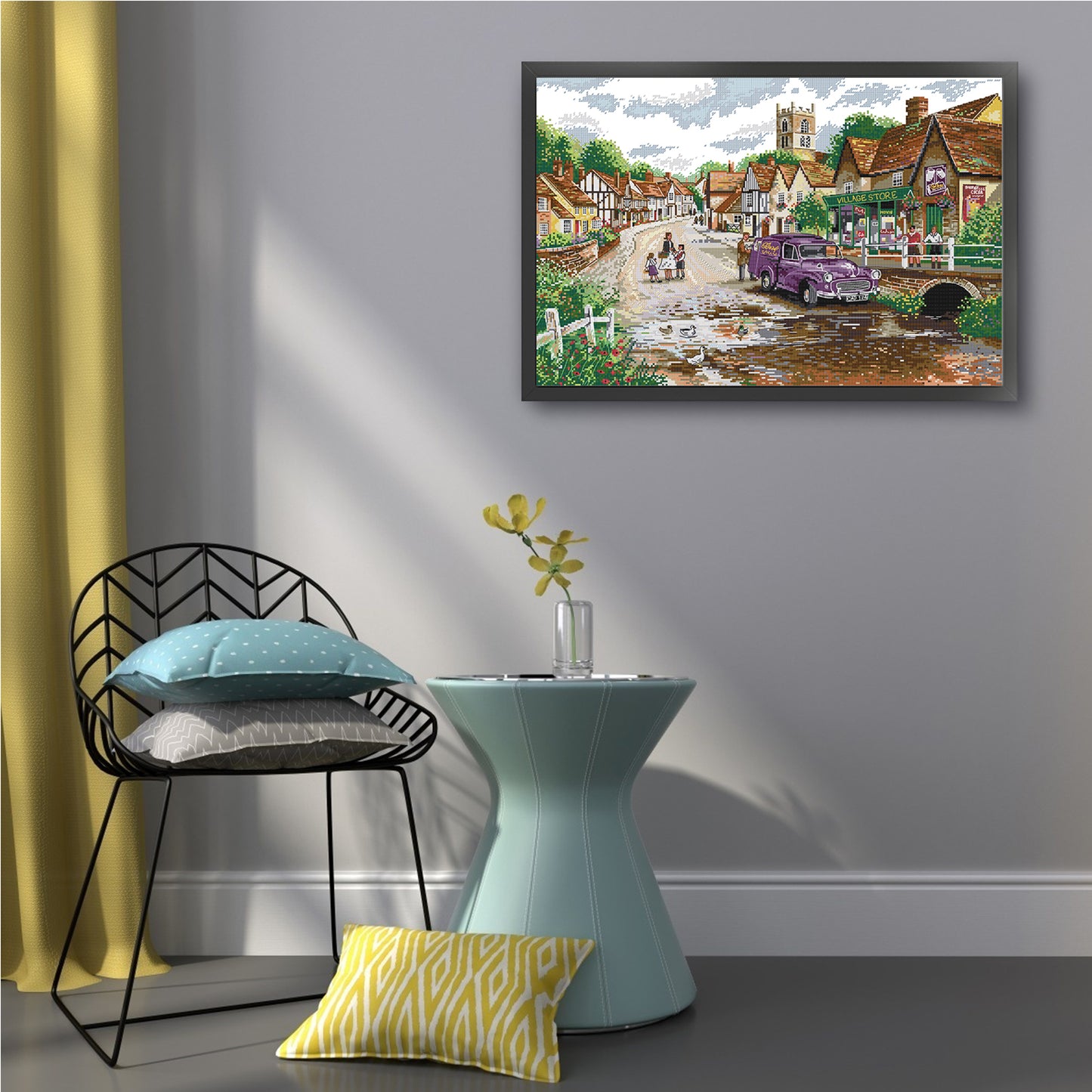 Road Trip - Full 14CT Stamped Cross Stitch 54x40CM - Joy Sunday