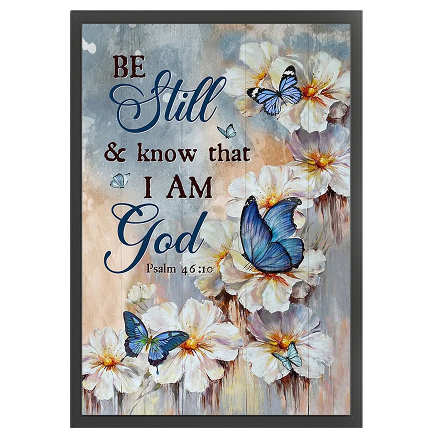 Slogan - Full 11CT Counted Cross Stitch 40x40CM - Yishu