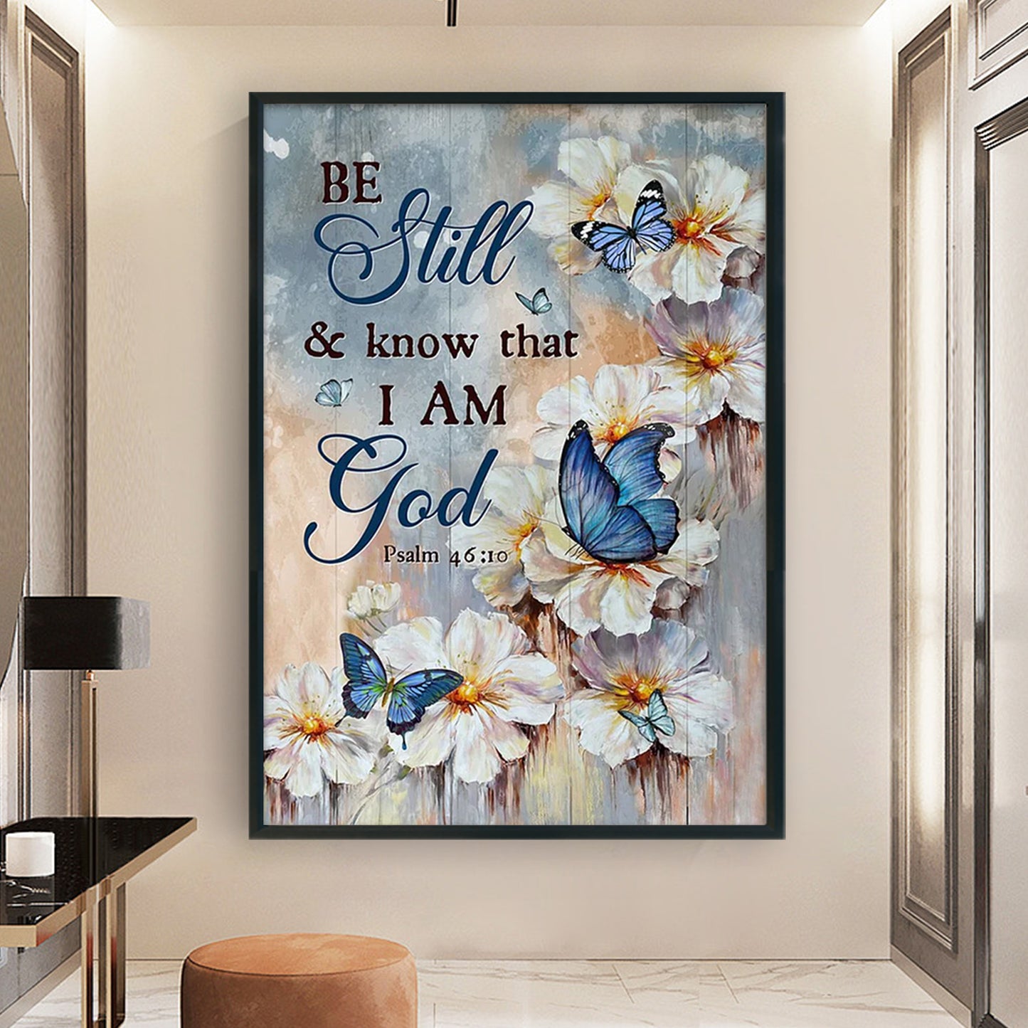 Slogan - Full 11CT Counted Cross Stitch 40x40CM - Yishu