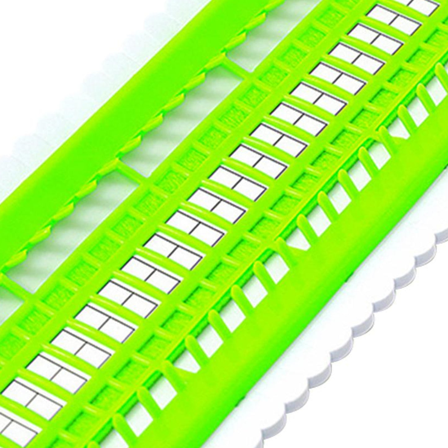 50 Positions Plastic Floss Organizer Cross Stitch Embroidery Thread Storage Rack Sewing Tools Gifts for Beginners Adults (Green)