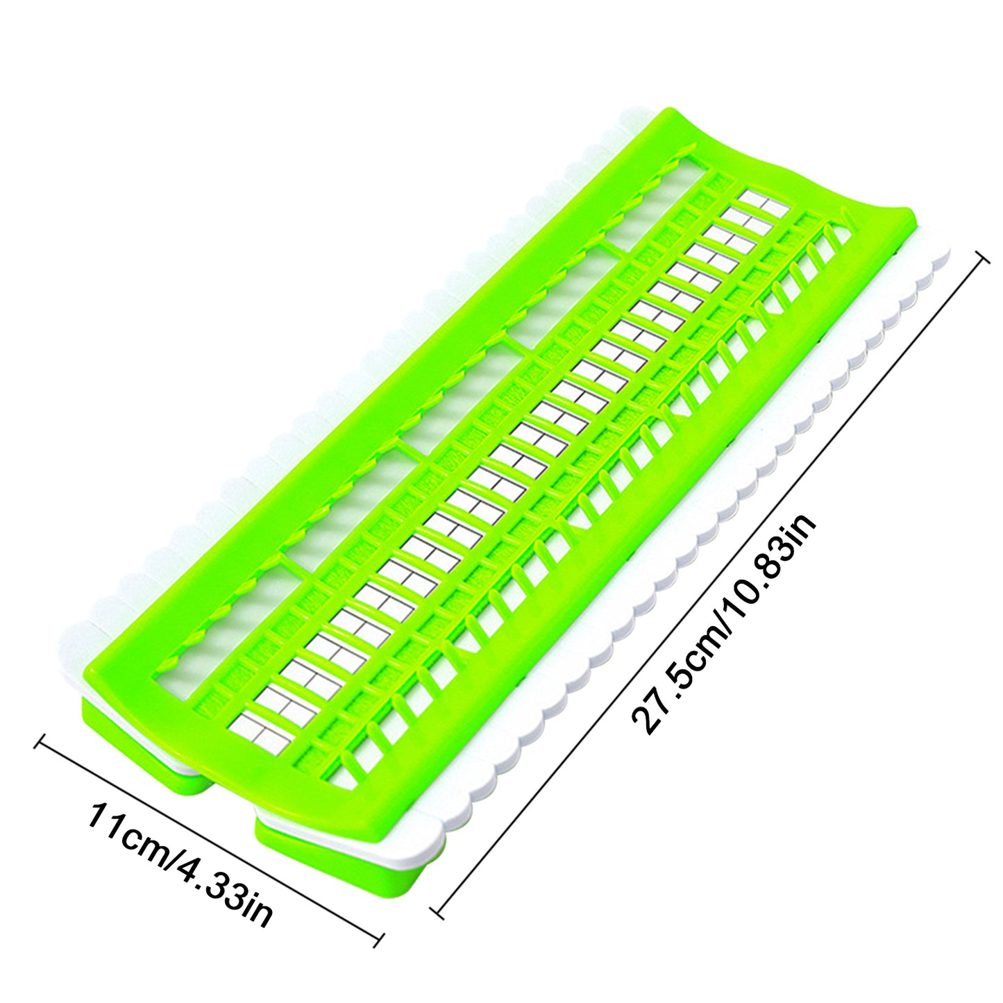 50 Positions Plastic Floss Organizer Cross Stitch Embroidery Thread Storage Rack Sewing Tools Gifts for Beginners Adults (Green)