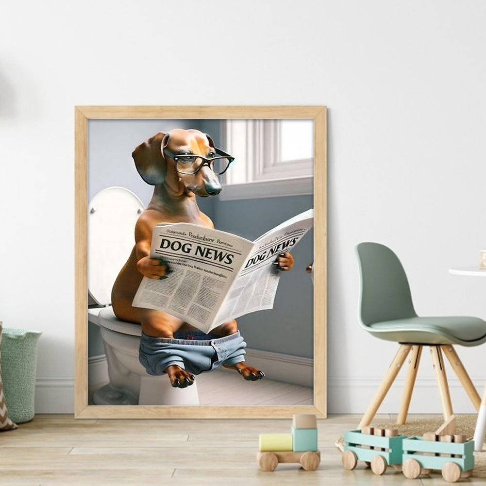 Dog - Full 11CT Counted Cross Stitch 40*50CM - Yishu