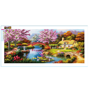Dream Style 80*38 CM(Canvas) Round Drill Diamond Painting