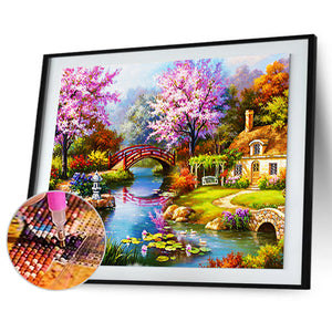 Dream Style 80*38 CM(Canvas) Round Drill Diamond Painting