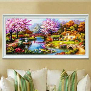 Dream Style 80*38 CM(Canvas) Round Drill Diamond Painting