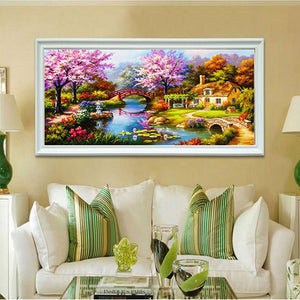 Dream Style 80*38 CM(Canvas) Round Drill Diamond Painting