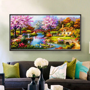 Dream Style 80*38 CM(Canvas) Round Drill Diamond Painting