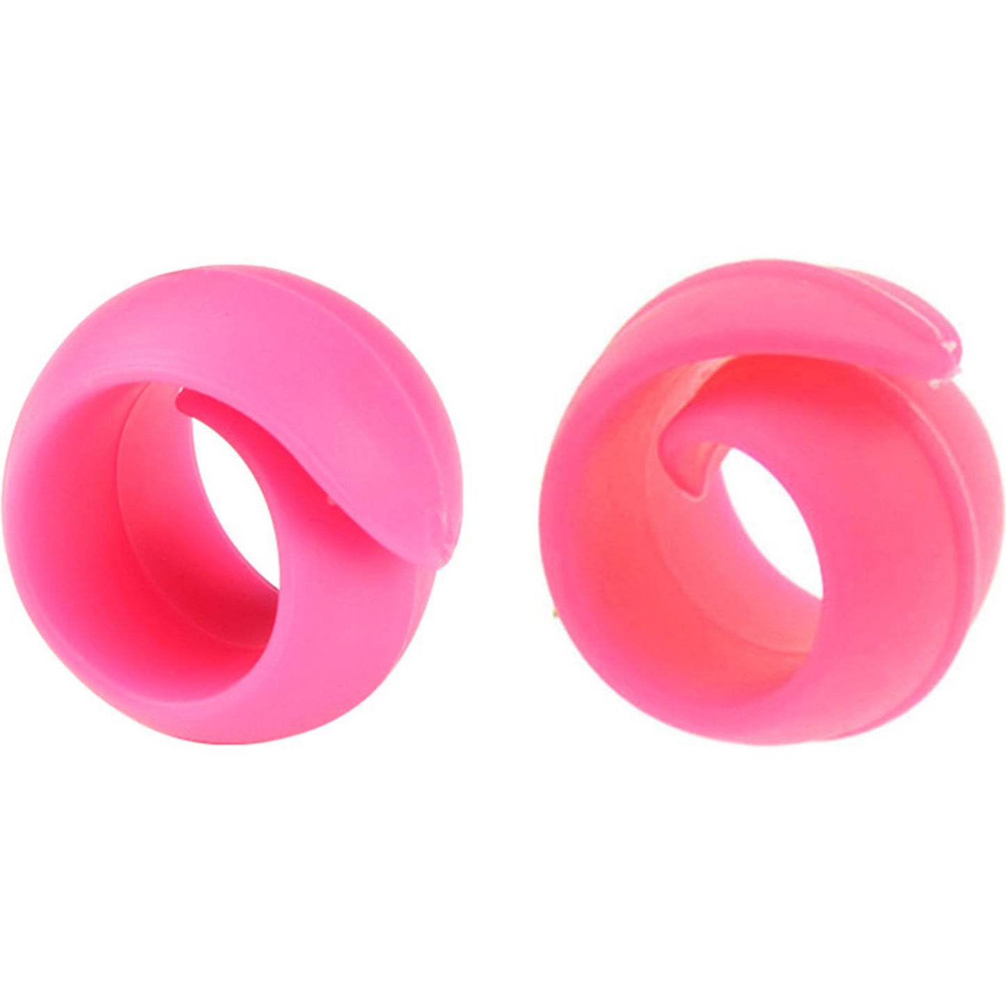 2PCS Silicone Cross Stitch Clip Sewing Machine Thread Spool Savers Thread Spool Rings Clamps Holder for DIY Sewing Machine (Rose Red)